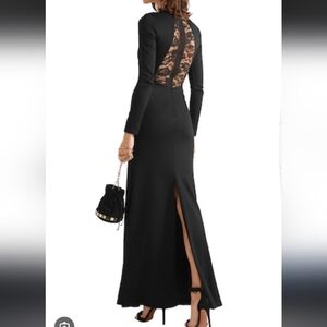 Alice and Olivia black maxi gown
